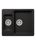 Schock Manhattan N-150 Gránit Mosogató 610 x 510 mm Nero Cristalite